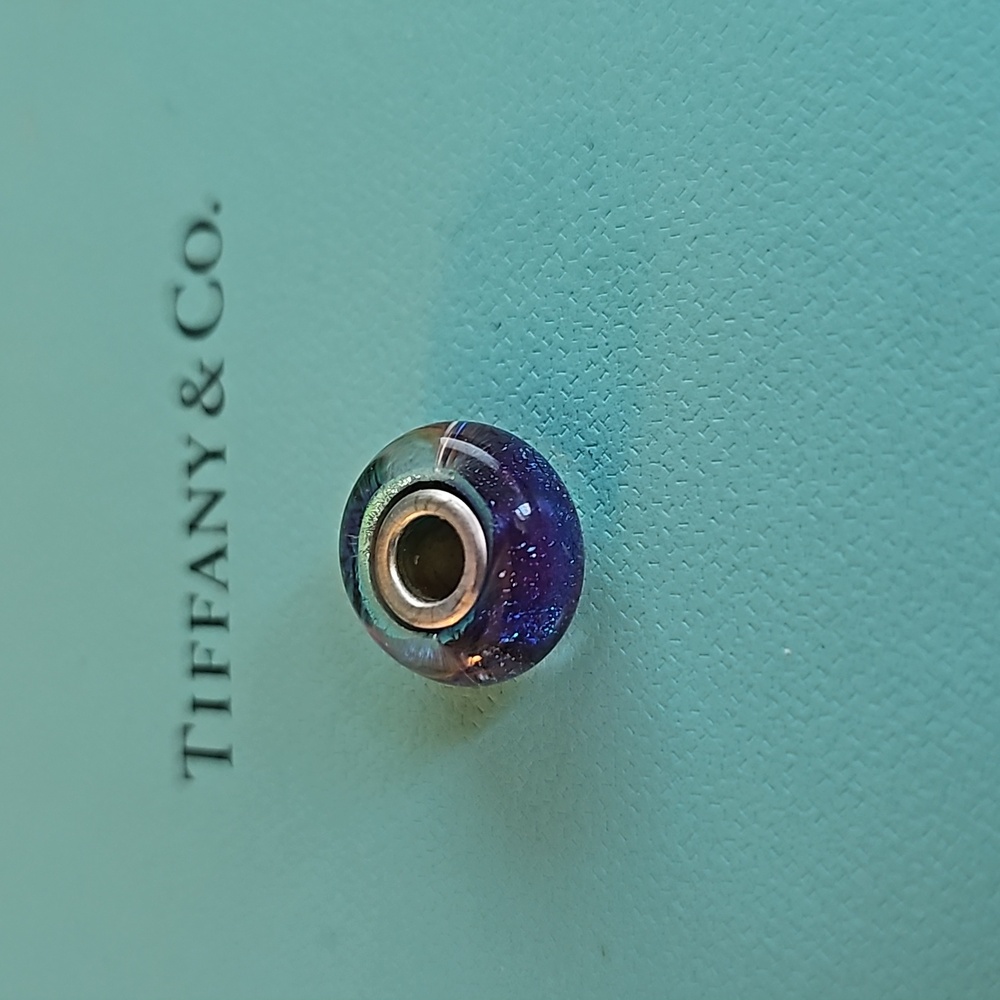 Chamilia Gold Blue Bead Charm